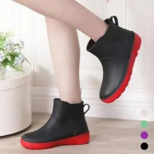 여자 패션 텃밭 장화 가벼운장화 여성레인부츠