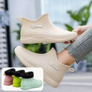 남성 여성 패션 장마철 장화 레인부츠