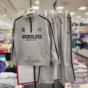 에스핏주니어 HC09 반집업맨투맨상하세트 봄가을 상하복 SJY101MKTR04