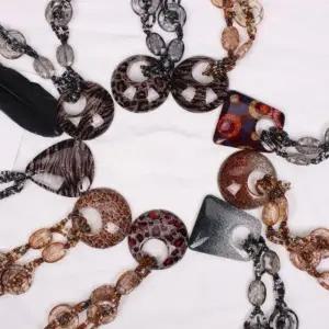 은창]에스닉 목걸이 악세사리 코디 패션 목걸이 액사사리 여성 크리스탈 목걸이 디스플레이