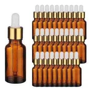 향수용기 골드 뚜껑 스포이드 브라운 공병 20ml 30개 WEE6F21