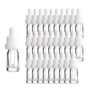 화이트 잠금캡 5ml 30개 스포이드 투명 공병 향수용기 WEE81C6