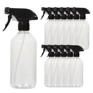 건스프레이 블랙캡 투명 500ml 12개 플라스틱 공병 소 WECD64F