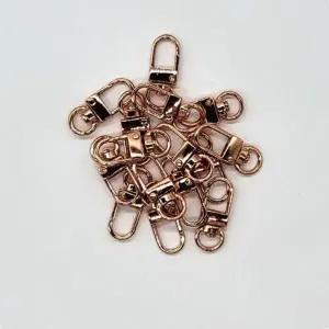 DIY소품 D자형 키링 로즈골드