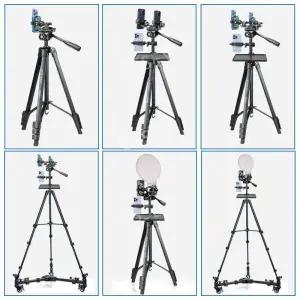 스마트폰삼각대 12.9인치 방송용삼각대 유튜브거치대 이동식 라이브 촬영세트 바퀴