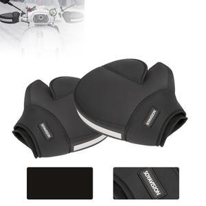 두꺼운 오토바이 핸들바 머프 보호용 스쿠터 ATV UTV 겨울 방한 장갑 그립 핸들바 머프 방수 보온