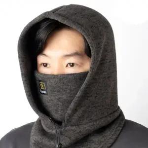 (색상 블루)니트 후드넥워머