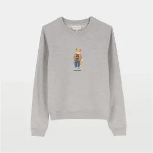 메종키츠네 드레스드 폭스 프린트 스웨트셔츠 LW00309KM0001 H120