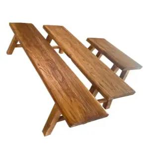 옛날나무의자 방부목벤치 벤치의자 학교 발코니 테라스 야외용벤치 정원의자 공원 마당 대기실