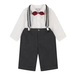 [압소바](광주신세계)[압소바 25년FW 임신출산백일돌조카선물]하워드 정장 상하+멜빵세트(A2721217)차콜