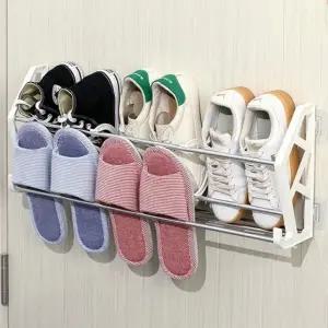 신발보관대 무타공 실내슬리퍼 거치함 욕실 신발정리 선반