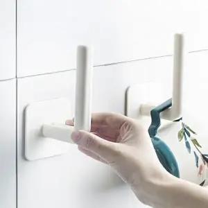 ( )무타공 다용도 걸이 가방 휴지 칫솔 컵 후크