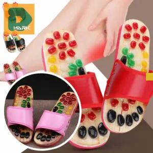 사무실 지압슬리퍼 순환 발바닥 회복 제거 신발 발마사지 이완 혈액 거실 건강 실내화 붓기 피로 근육