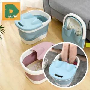 휴대용 접이식족욕기 발마사지 완화 혈액 족탕기 깊은 통 세숫대야 따뜻한 회복 피로 물 손발 순환 차가움