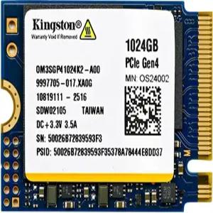 Kingston 1TB M.2 2230 PCIe Gen 4.0x4 NVMe SSD OM3SGP41024K2-A00 최대 7000MB/s의 Steam Deck Surface