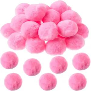36개입 아크릴 폼폼 볼 2인치 발렌타인 데이 의상 장식 대형 공예 폼볼 복슬복슬 부드러운 파티 액세서리