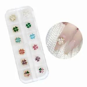 네일아트 럭셔리 크로버 지르콘파츠 12종 세트 WFHTV2X