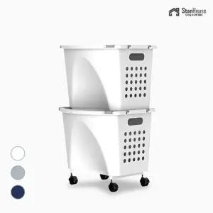 레이어링 멀티 빨래바구니 2P