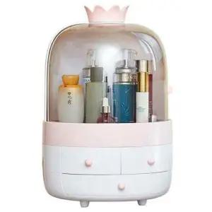 깔끔하고 뚜껑있는 화장품정리대 정리 대용량 보관함 W7784E4