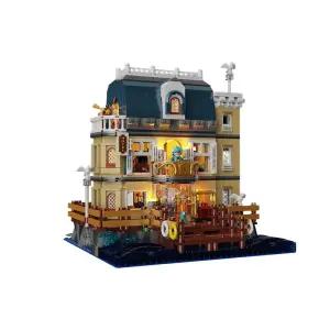 항구 호텔 조립 블록 장난감 고난이도 모델