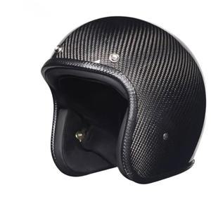 반모 카본 헬멧 클래식 레트로 여름반모 페이스 경량 스쿠터 3K