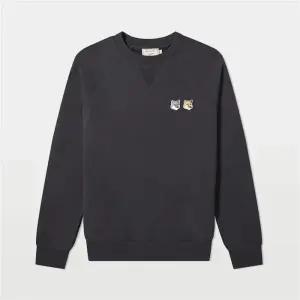 메종키츠네 더블 폭스 헤드 패치 남녀공용 스웨트셔츠 FM00358KM0002 AN