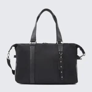 모던 여행 가방 캐주얼 보스턴 숄더백 손가방 블랙 W3AB4E3