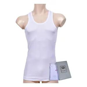 고급 50수 백색 남자난닝구 민소매런닝