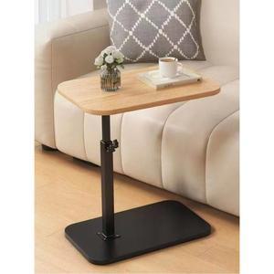높이조절 미니 사이드테이블 노트북 소형 블랙 거실 호두색 테이블 간이 사이드