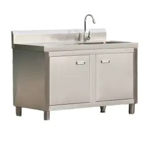 스텐싱크대 업소용 야외 개수대 씽크대 캐비닛 식당 간이