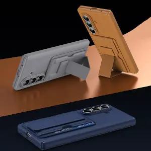 [유니커블]갤럭시z폴드 7 6 5 가죽 카드 지갑 포켓 접이식 거치대 해킹방지 지폴드 제트폴드 폴더 케이스