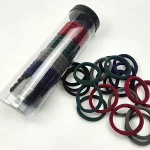 WL 데일리 머리끈 20P 다크 머리고무줄 무매듭 헤어끈