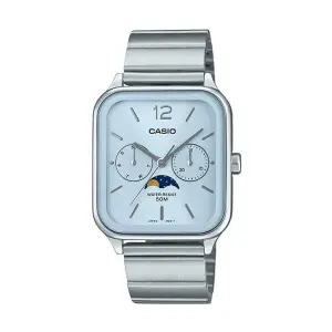 [신세계라이브쇼핑]카시오 MTP-M305D-2A 남성 문페이즈 스퀘어 아날로그 메탈 시계