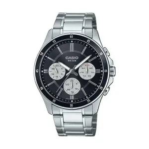 [신세계라이브쇼핑]카시오 MTP-1374D-1A3 남성 라운드 아날로그 메탈 손목 시계