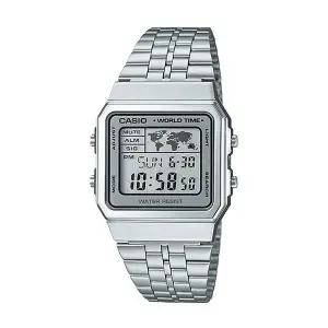 [신세계라이브쇼핑]카시오 A500WA-7 정품 공용 사각 메탈 레트로 시계