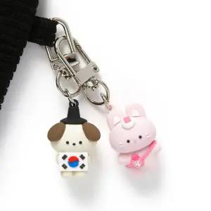 아트박스 강쥐토끼 수비니어 키링세트