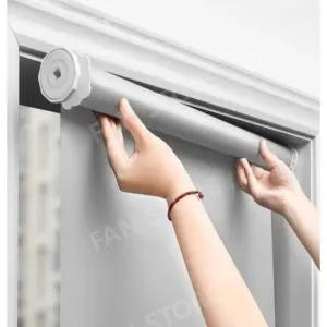 무타공롤스크린 원터치 암막 창문가리개 브라켓없이 베란다