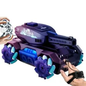 RC카 회전포탑 핸드 야광 탱크 무선 모션인식 원격 장거리 젤라틴 발사 조종