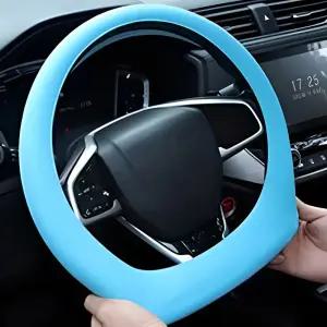 실리콘 핸들커버 논슬립 D자형 핸들 공용 손쉬운설치 자동차 그립감 미끄럼방지