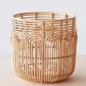 빨래 수납바구니 38cm 라탄 (WFHJIP6)