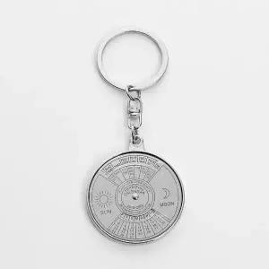 열쇠고리 캘린더 50년 데일리 키링 달력 (WFHJJJZ)