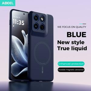 [호환품]모토로라 모토 엣지 70 60 퓨전 케이스 촉감이  액상 실리콘 마그세이프 소프트 휴대폰 핸드폰