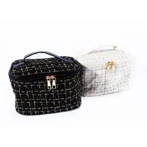 명품 메이크업 가방 01트위드파우치-BLACK 고급 백 멀티