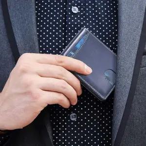 명함케이스 RFID 차단 카드 지갑 명함지갑 교통카드수납 남성지갑 하드케이스