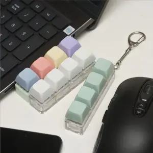 감성 파스텔 키캡 키링 키홀더 열쇠고리 딸깍이 (WFHCYHQ)