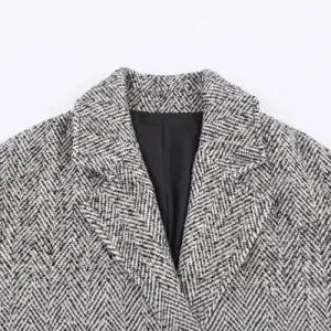 여성 테일러드 스트리트 트윌 코트 헤링본 추동 자켓 1PICK4