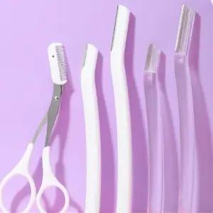 미용눈썹정리도구 눈썹정리세트 잔털 면도 페이스관리도구 얼굴 (WFKIHZL)