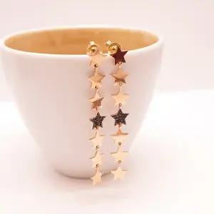 14k 별 드롭 귀걸이 OPDLE0380-8