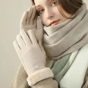 방한 캠핑 스키 장갑 여성 기모 스마트폰 터치 겨울 (WFKHFRO)