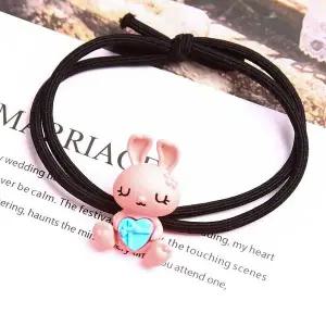 [오너클랜]WL 핑크 래빗 토끼 머리끈 헤어밴드